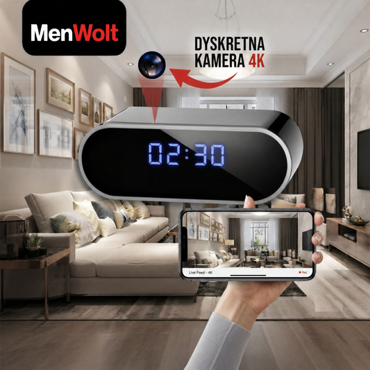 Ukryta kamera w budziku WiFi